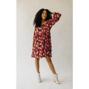 Floral Multicolor Dress with pockets